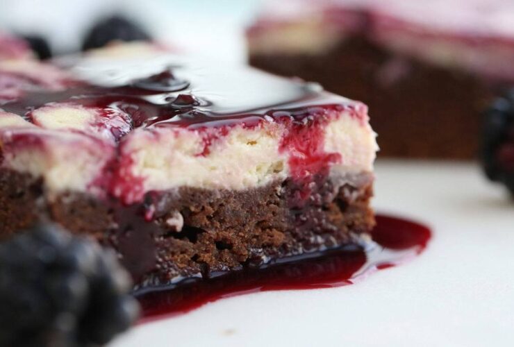 Blackberry Cheesecake Brownies Recipe