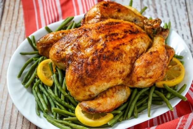 Classic Roasted Whole Chicken Recipe Using Electric Roaster Oven