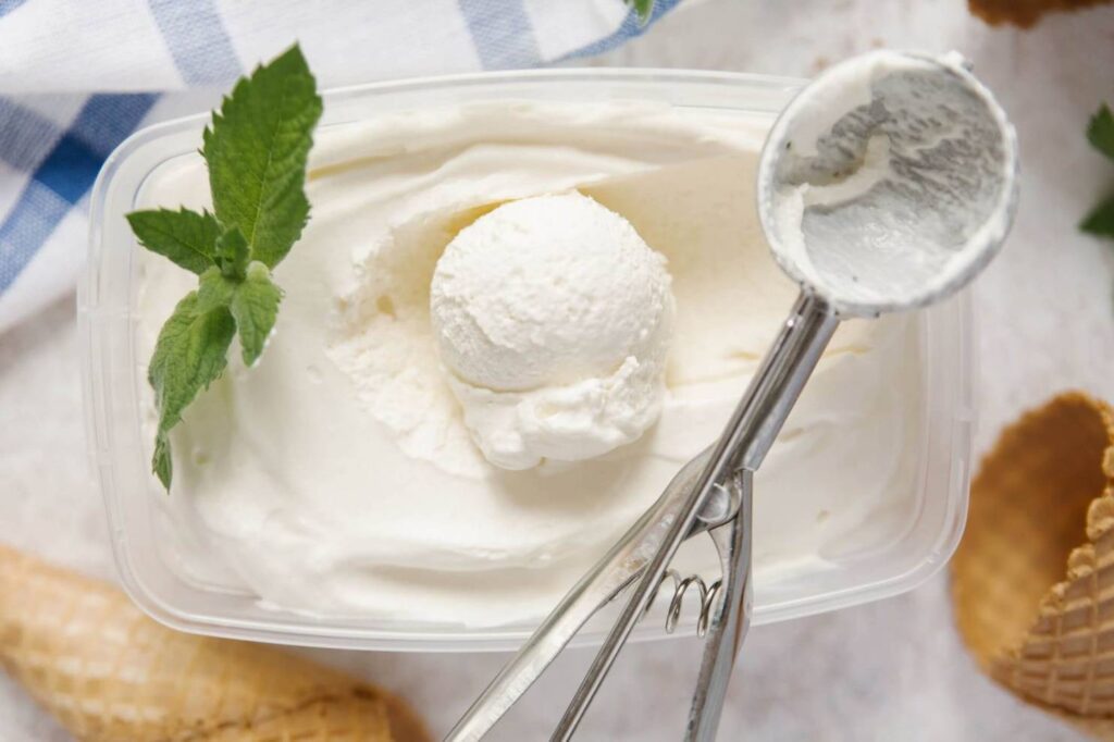 Vanilla Ice Cream Using Rival Ice Cream Maker