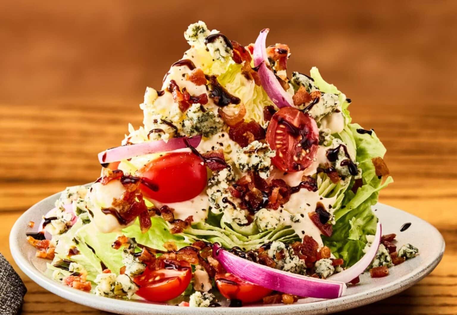 The Best Salad Outback Steakhouse's Blue Cheese Vinaigrette Wedge