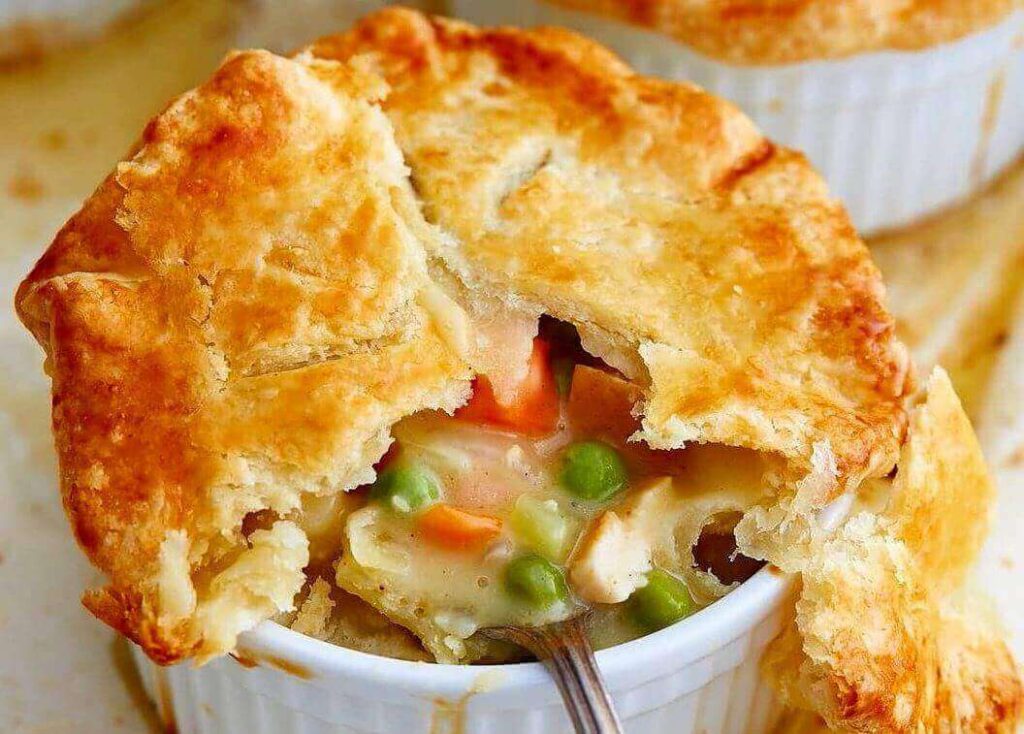 Individual Chicken Pot Pie Recipe