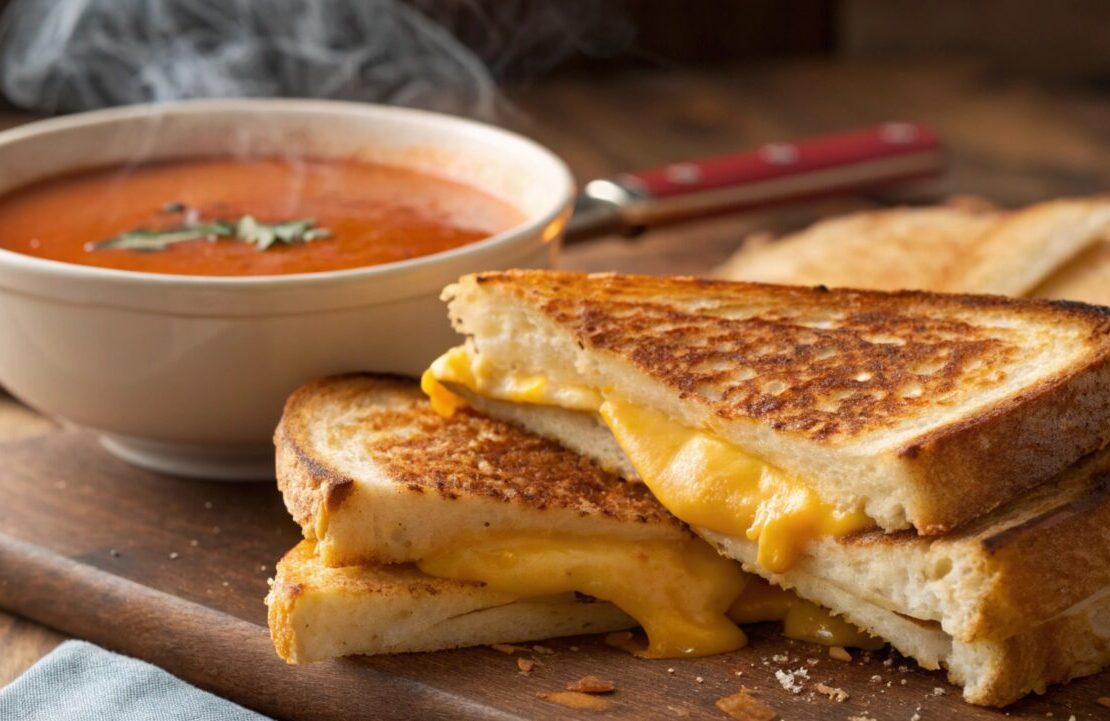Grilled Cheese Recipe - Tomato Soup