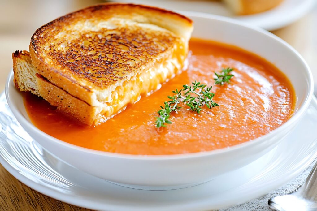 Grilled Cheese Recipe - Tomato Soup
